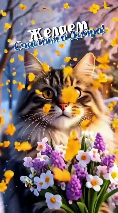 Видеооткрытка с тёплыми пожеланиями — скачать бесплатно