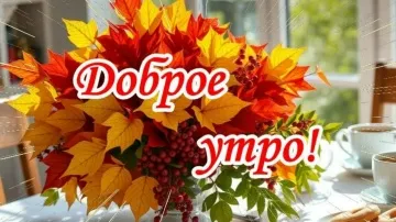 С Добрым Осенним Утром! Красивая Музыкальная Открытка