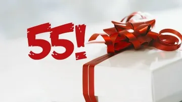 Видео открытка с юбилеем 55 лет женщине скачать бесплатно