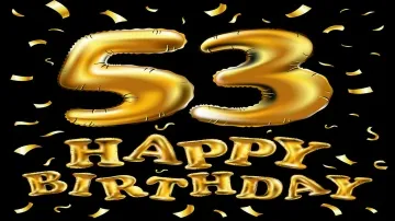 С Днём Рождения 53 года! Поздравь мужчину красиво и с юмором! 🎉