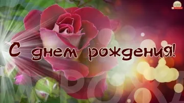 Очень красивое поздравление с Днём рождения: скачать видео
