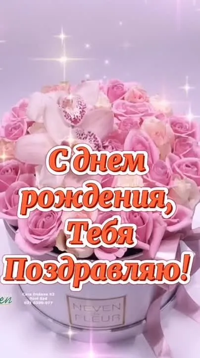 Видео-открытка с Днём Рождения | Бесплатное поздравление
